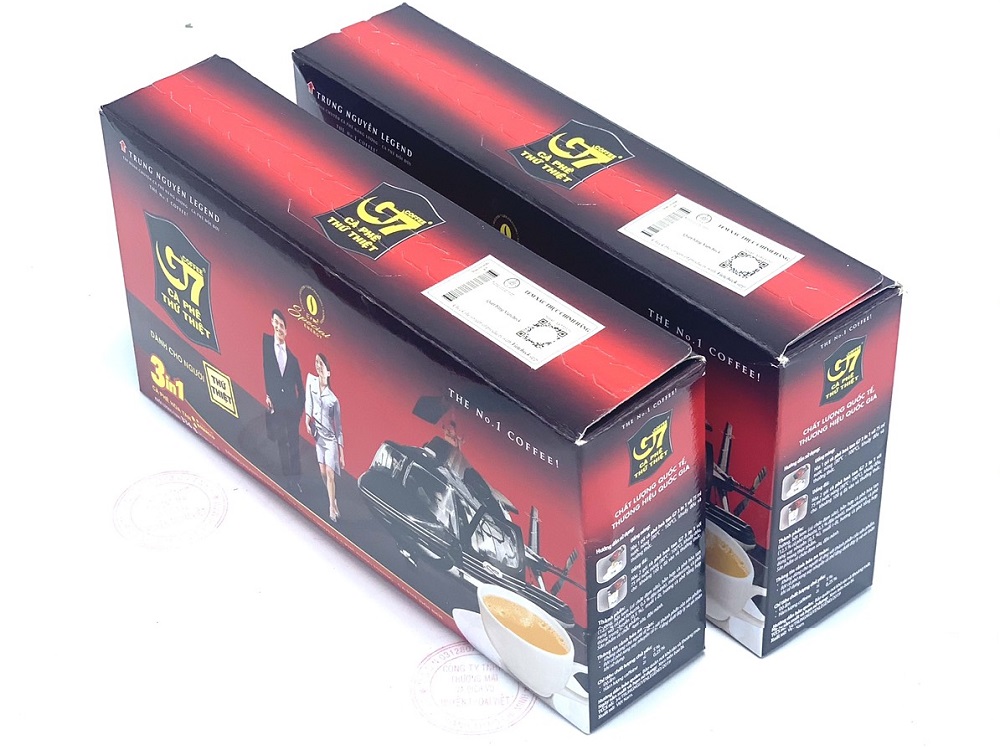 Combo 02 Hộp Cà phê hòa tan G7 Trung Nguyên 3in1 Hộp 21 gói( Có TEM XÁC THỰC CHÍNH HÃNG)