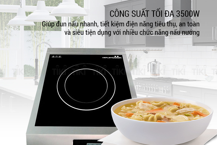 Bếp Từ Đơn Công Nghiệp Kepler Cook KL 671-01TD (3500W) - Hàng Chính Hãng