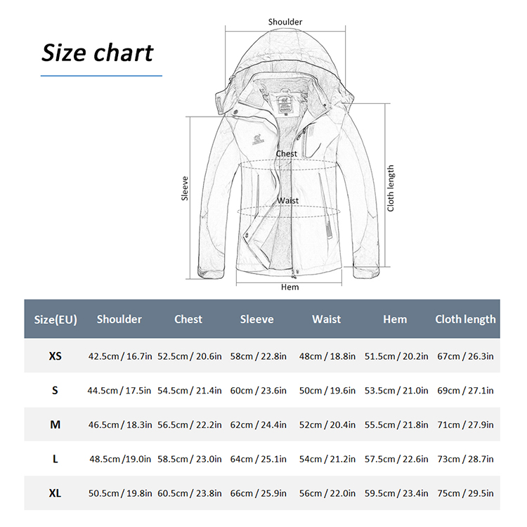 Lixada Waterproof Jacket Windproof Raincoat Sportswear Outdoor Hiking Traveling Cycling Sports Detachable Hooded Coat