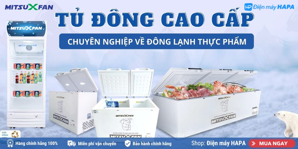 Tủ Đông Cao Cấp MITSUXFAN - Euro Design, Digital Inverter - Hàng Chính Hãng - 01