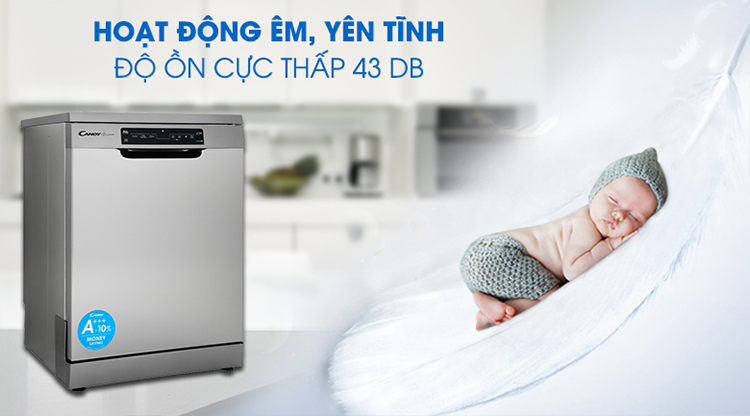 Máy Rửa Chén Candy CDPN 4D620PX - Hàng Chính Hãng - Chỉ Giao tại HCM
