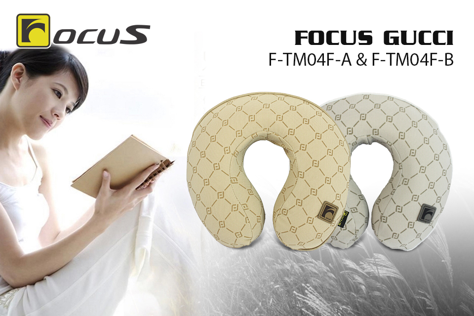 gối đầu chữ u cao su non focus gucci f-um01f-b màu xám 1