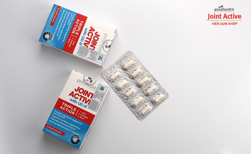 Viên Sụn Khớp Goodhealth Joint Active - Với UC2 Tái Tạo Và Duy Trì Sụn Khớp - Giúp Khớp Khỏe Dễ Dáng Vận Động – 100% Chính Hãng Từ New Zealan