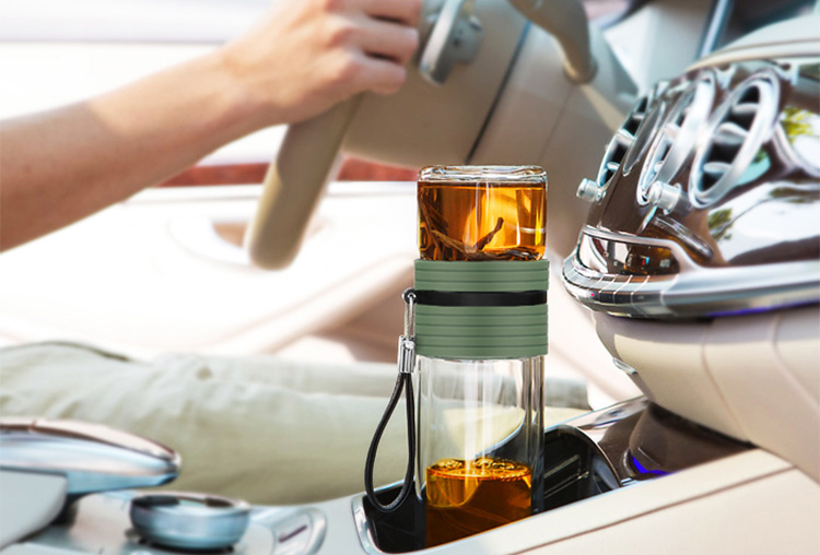 Bình Lọc Trà Travel Samadoyo C001B (238ml) - Xanh