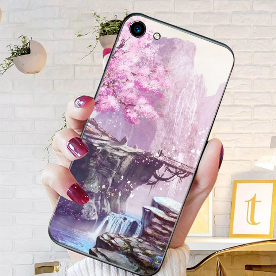 Ốp điện thoại dành cho máy Oppo R9S - Thác hoa MS ACIKI005