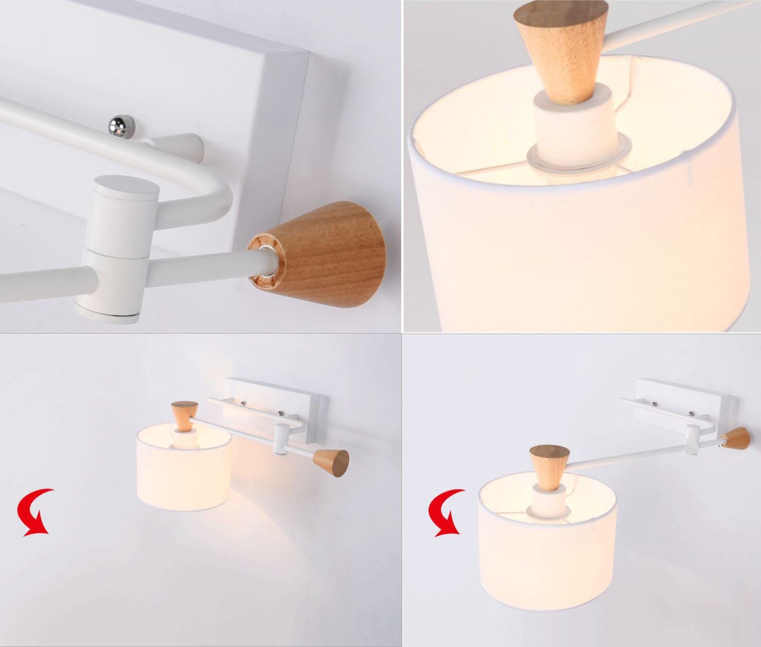 Đèn tường ORTERI trang trí phòng khách, phòng ngủ sang trọng, hiện đại - kèm bóng LED chuyên dụng.