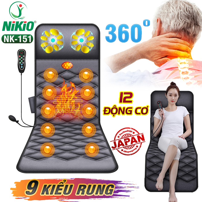 Đệm massage toàn thân Nikio NK-151