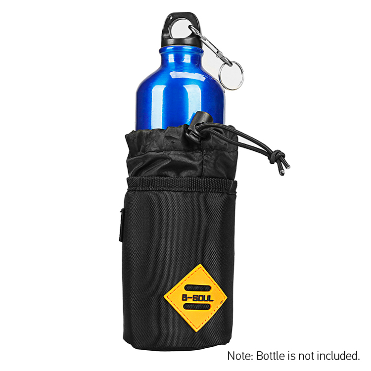 Water-resistant Bicycle Handlebar Water Bottle Holder Bag Storage Pouch for Cycling Camping Hiking Backpacking