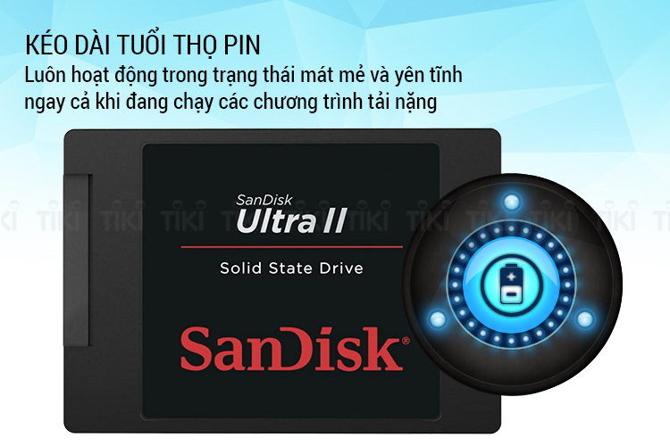 Ổ Cứng SSD SanDisk Ultra II 240GB (Up to 550/500 MB/s)