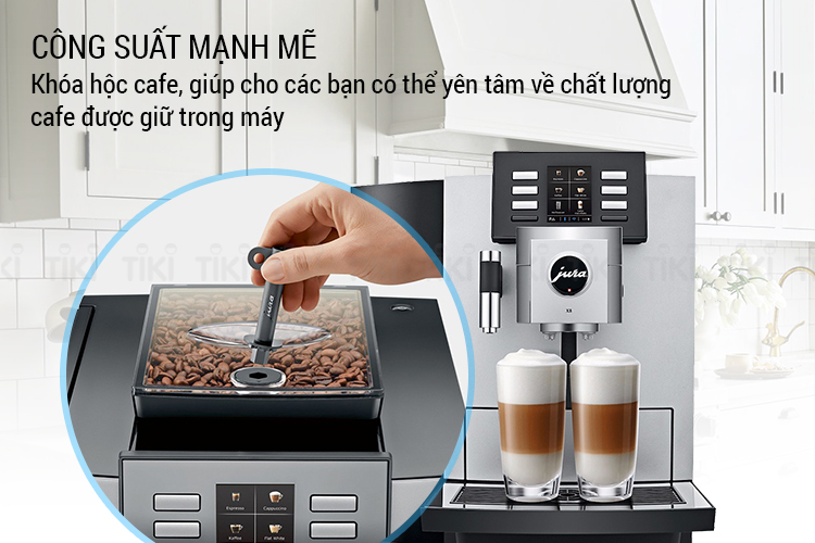 Máy Pha Cà Phê Chuyên Dụng Jura X8 Platinum - Hàng Chính Hãng