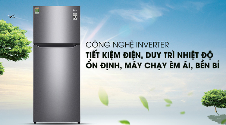 Tủ lạnh Inverter LG GN-L225S (209L) - Hàng Chính Hãng