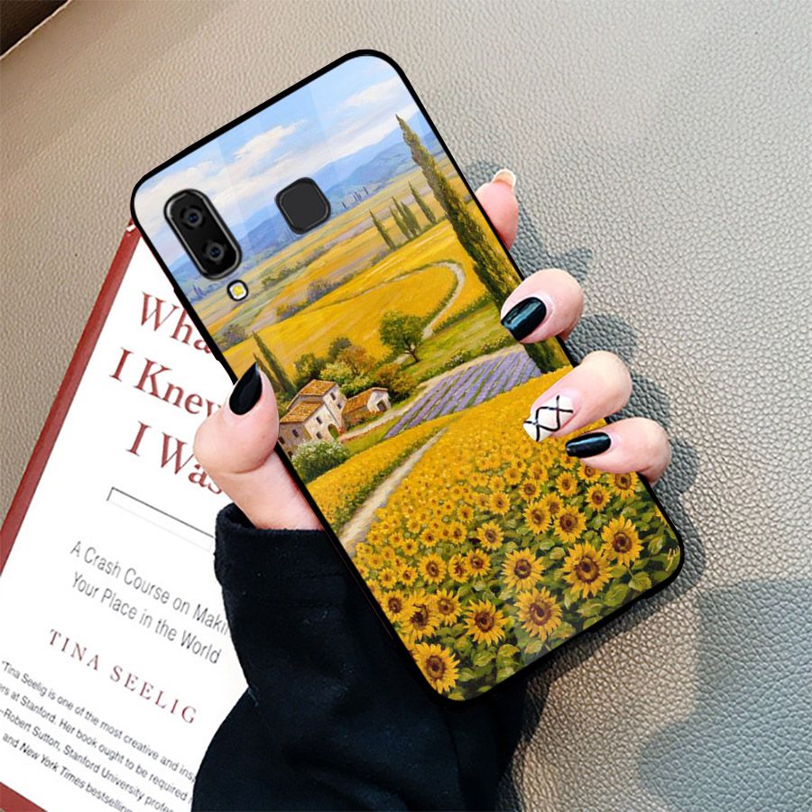 Ốp kính cường lực dành cho điện thoại Samsung Galaxy A7 2018/A750 - A8 STAR - A9 STAR - A50 - phong cảnh - canh001