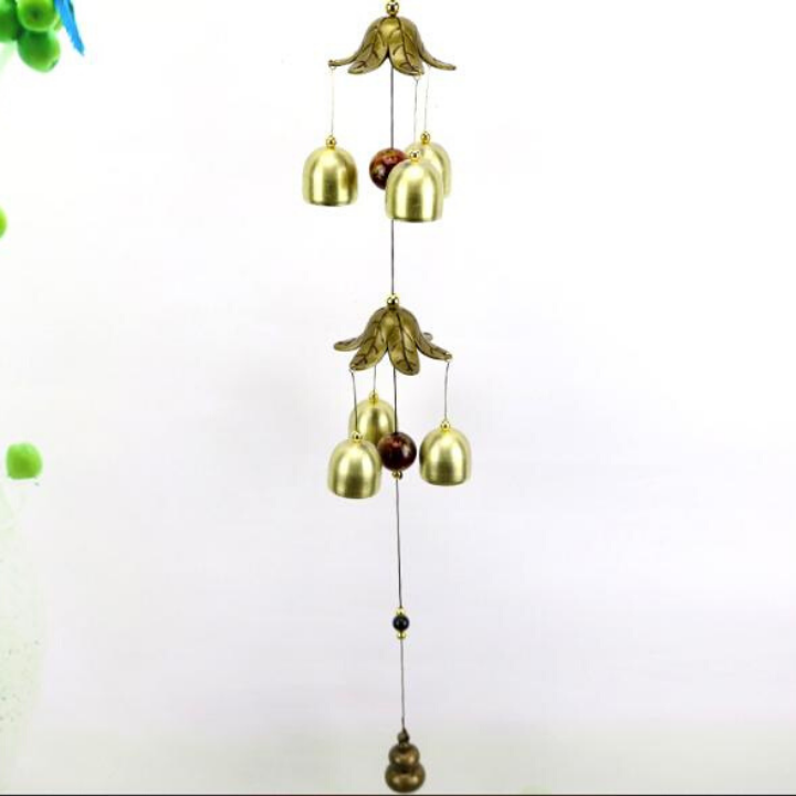 Chuông gió hồ lô phong thủy biểu tượng sự an lành, sức khỏe trường thọ