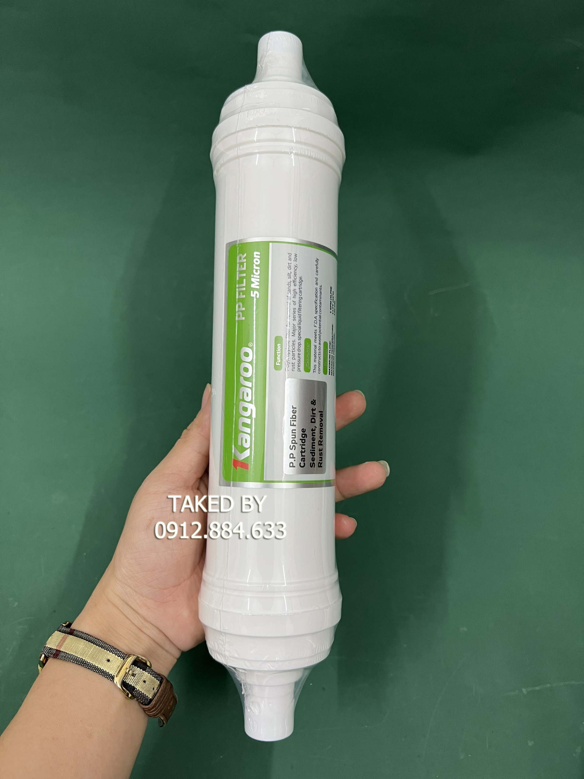 Lõi lọc nước 123 đúc Kangaroo -Hàng chính hãng - sử dụng cho máy : KG100HK, KA10A4, KG10A5, KG100ES, KG100ES1, KG100EO, KG10A6S