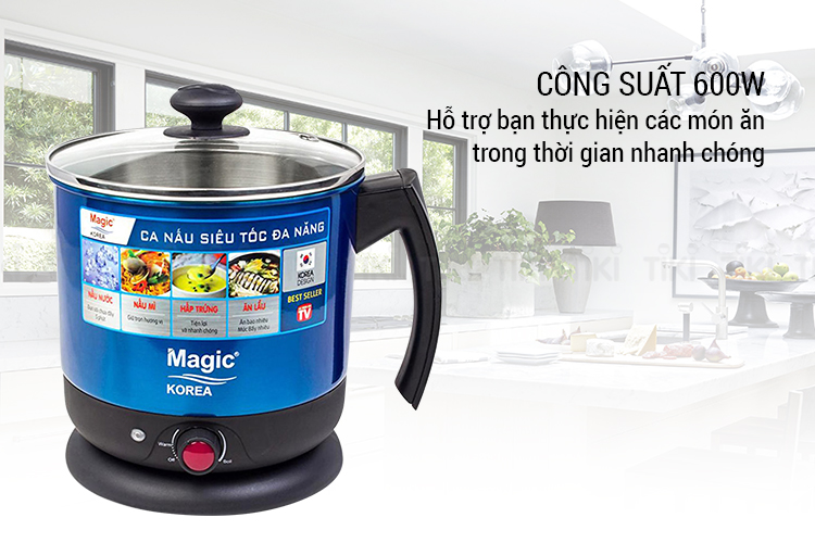 Ca Nấu Siêu Tốc Đa Năng Magic Korea A07 - 1.8L