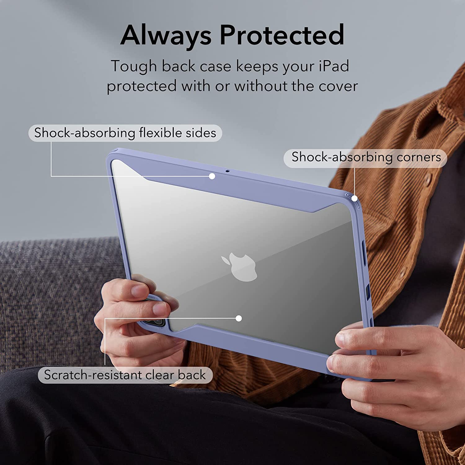 Bao Da dành cho iPad Pro 11 inch 2022 ESR Rebound Hybrid Case 360 - Hàng Chính Hãng