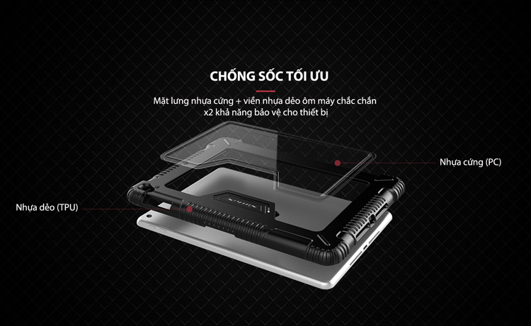 Bao da iPad 9.7'' 2018/2017 Nillkin with Pencil Holder