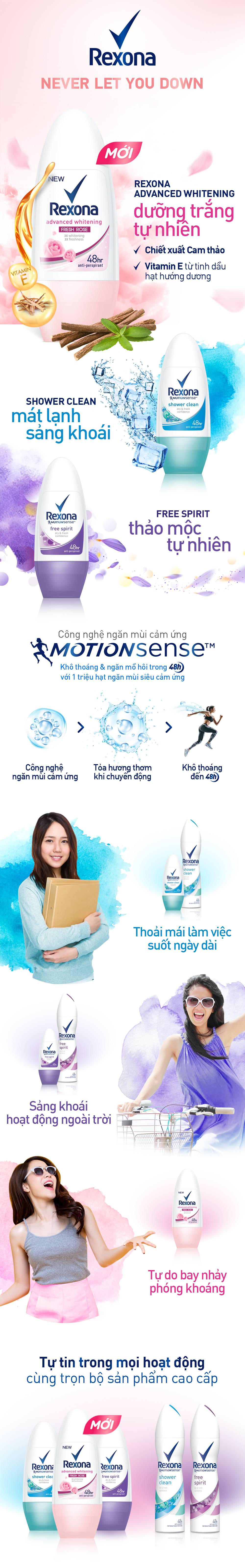 Lăn Khử Mùi Rexona Free Spirit 21066124 (50ml)