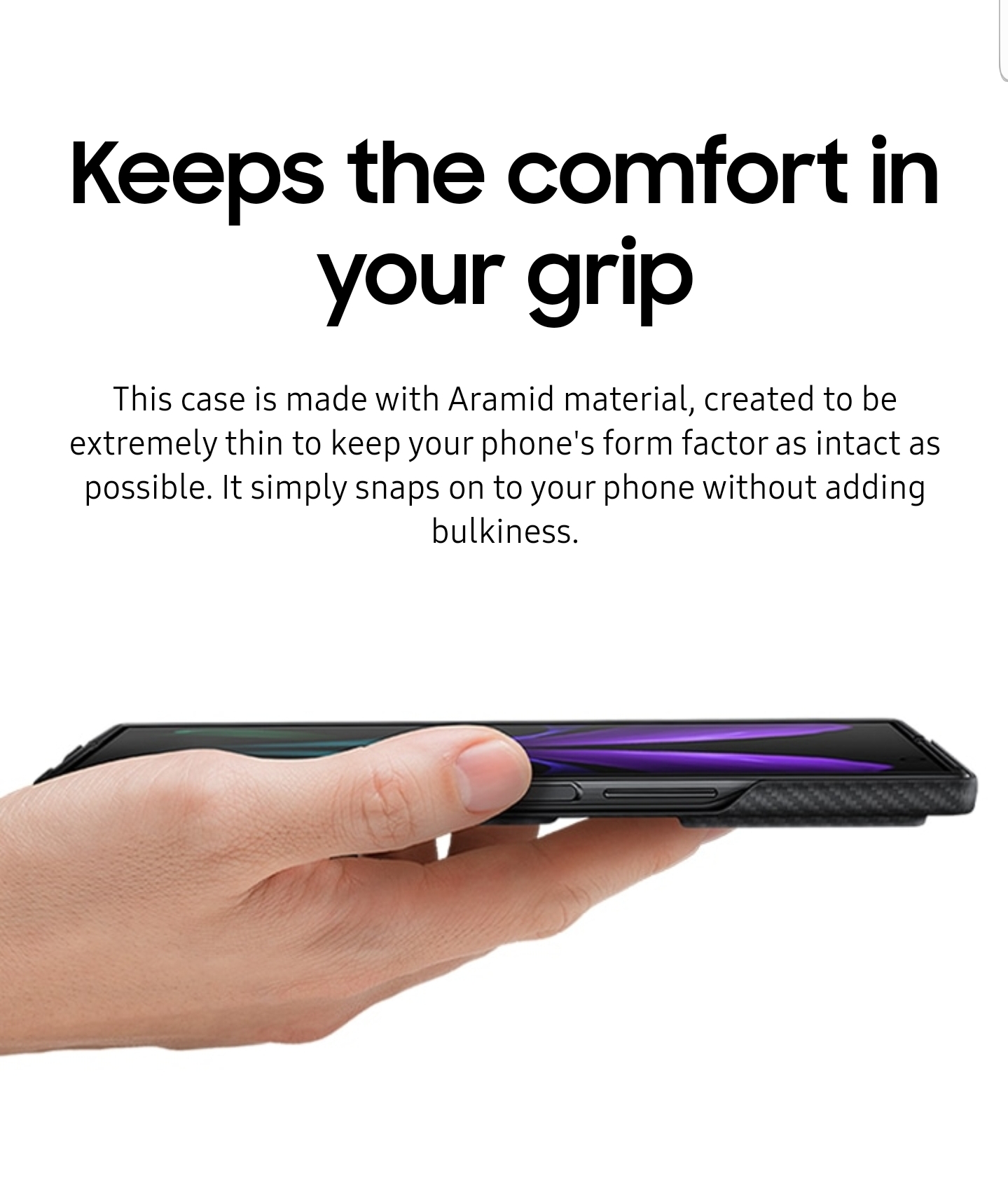 Ốp lưng Samsung Z Fold 2 - Hàng chính hãng 