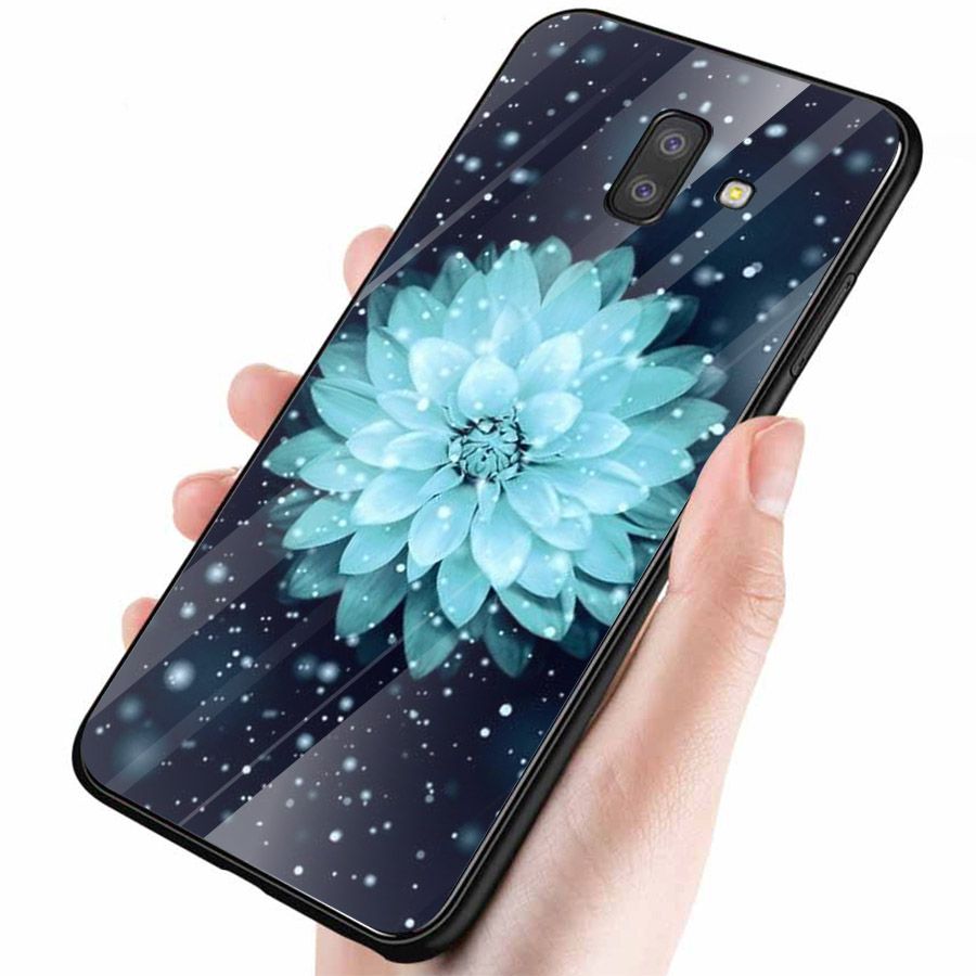 Ốp kính cường lực cho điện thoại Samsung Galaxy J6 - Đủ nắng thì hoa nở MS DNTHN001