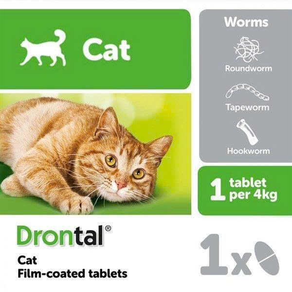 [1 Viên] Xổ Giun Drontal Cho Mèo ELANCO Drontal Cat