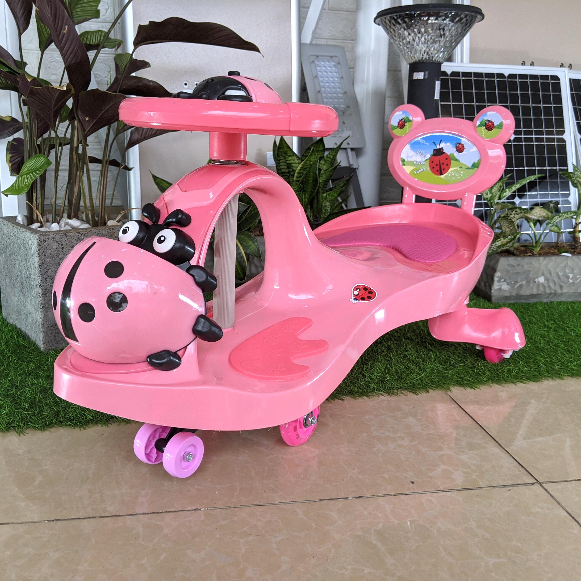 xe lắc tay cho bé có nhạc baby plaza hzl-288-1 13