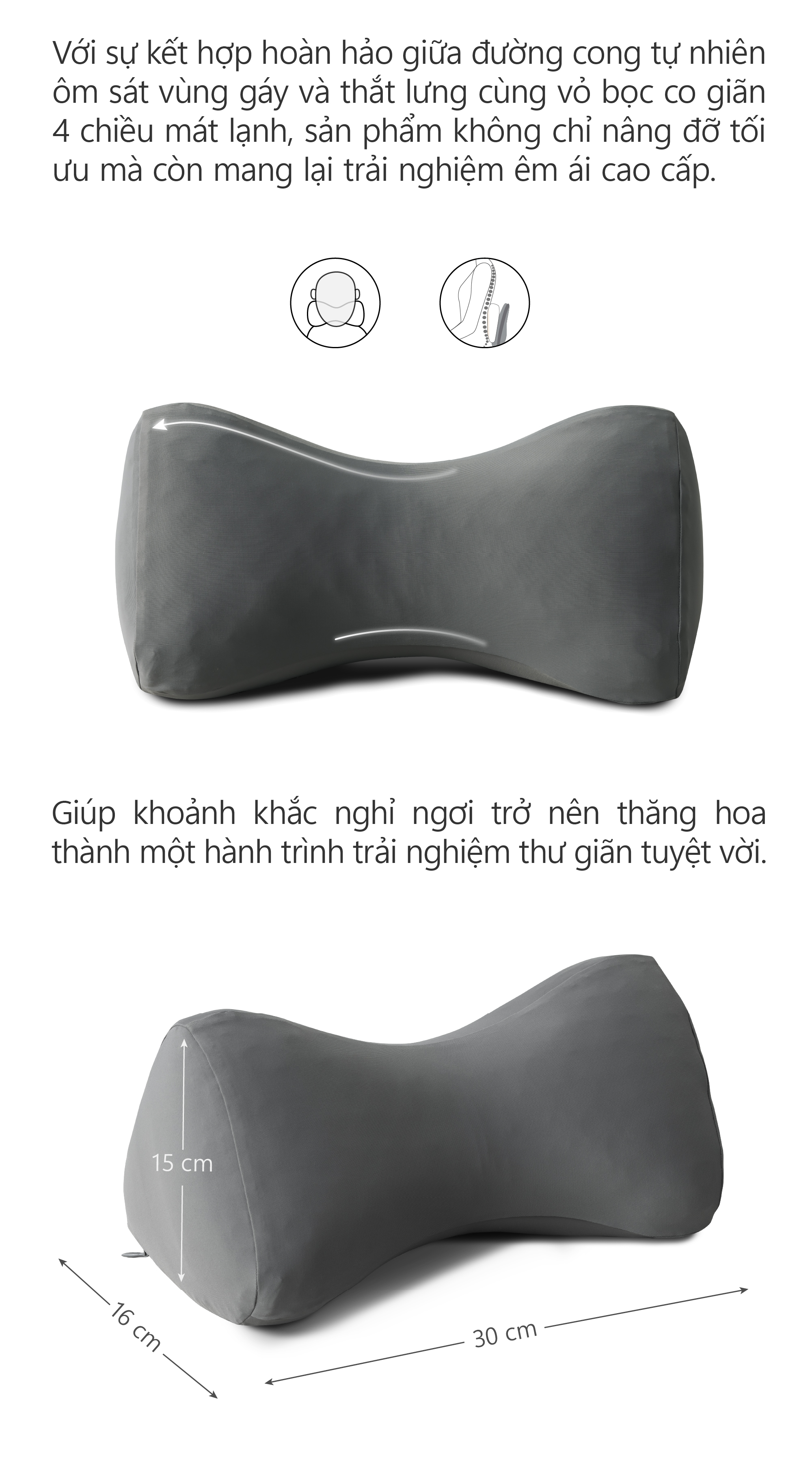 Gối Kymdan Pillow Comfy