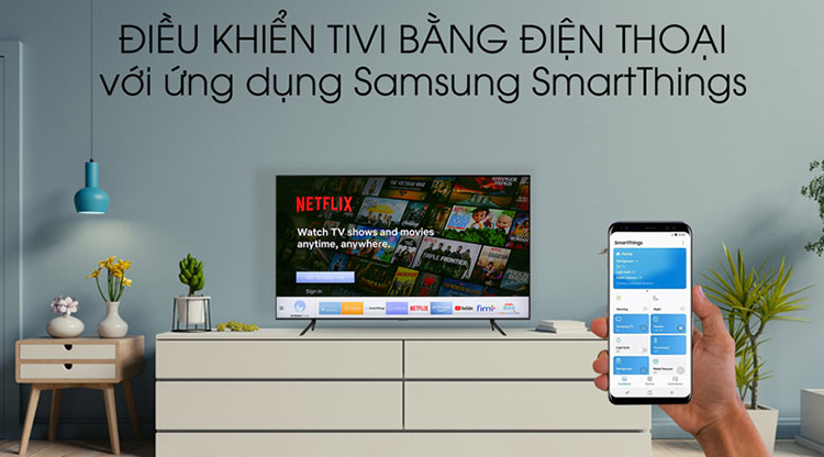 Smart Tivi Samsung 4K 43 inch UA43TU8100 - Hàng chính hãng