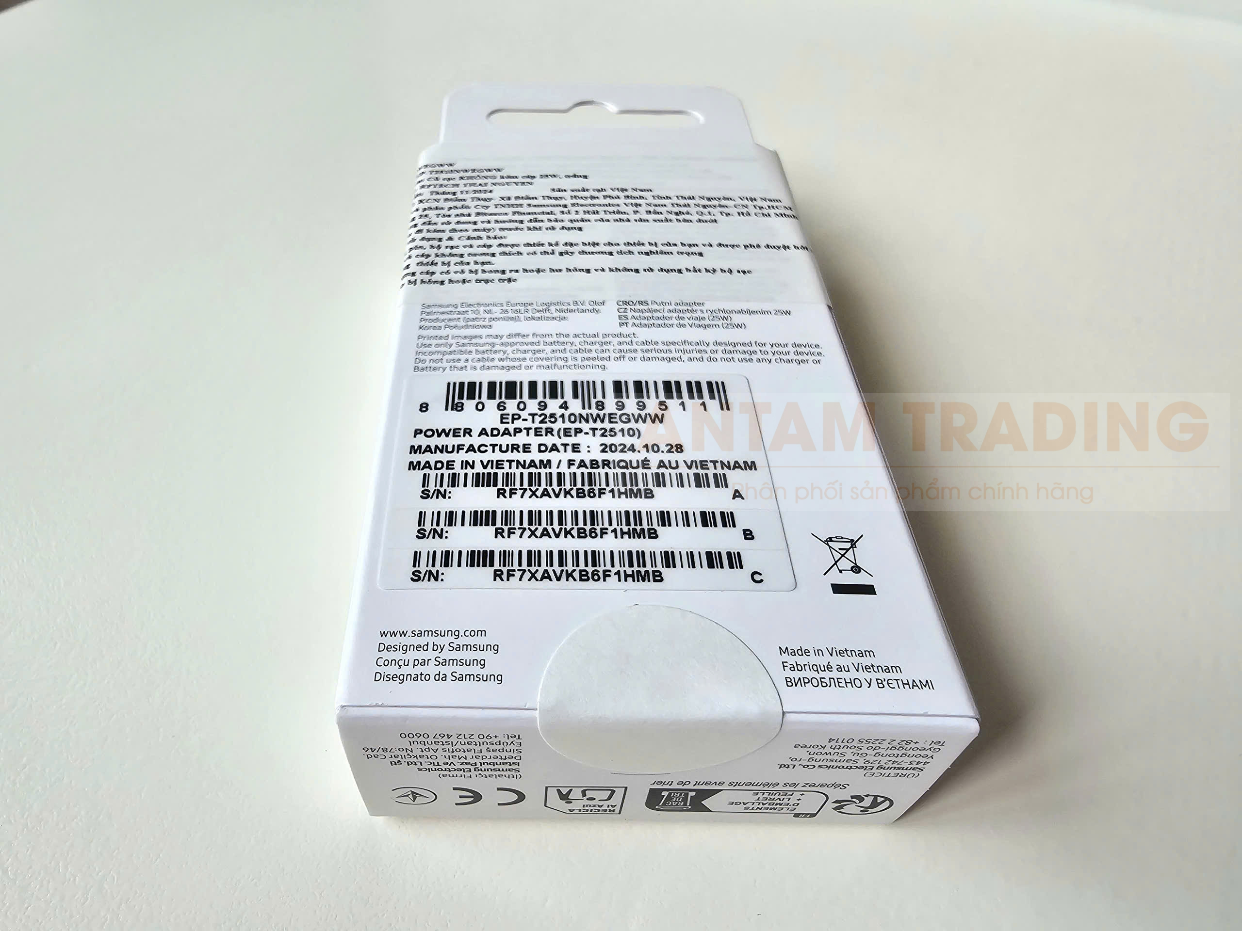 Củ sạc nhanh Samsung 25W EP-T2510 (Có hộp, Không kèm cáp) - Hàng Chính Hãng
