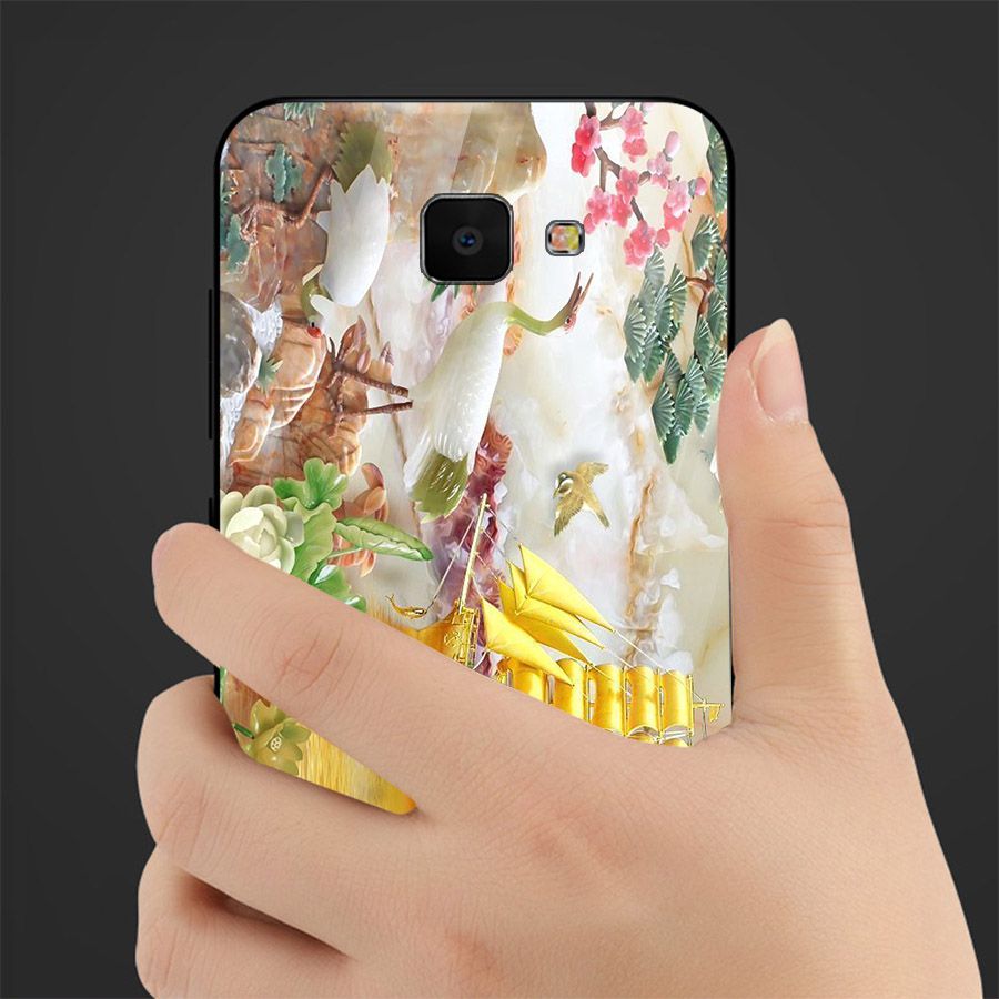 Ốp điện thoại kính cường lực cho máy Samsung Galaxy A70 - thuận buồm xuôi gió MS 2TBXG012