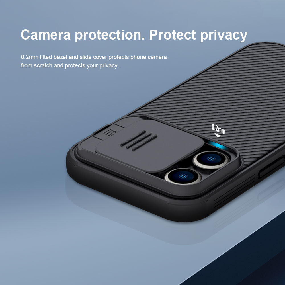 Ốp lưng bảo vệ Camera dành cho iPhone 14 Pro / iPhone 14 Pro Max chính hãng NILLKIN CamShield - hàng nhập khẩu