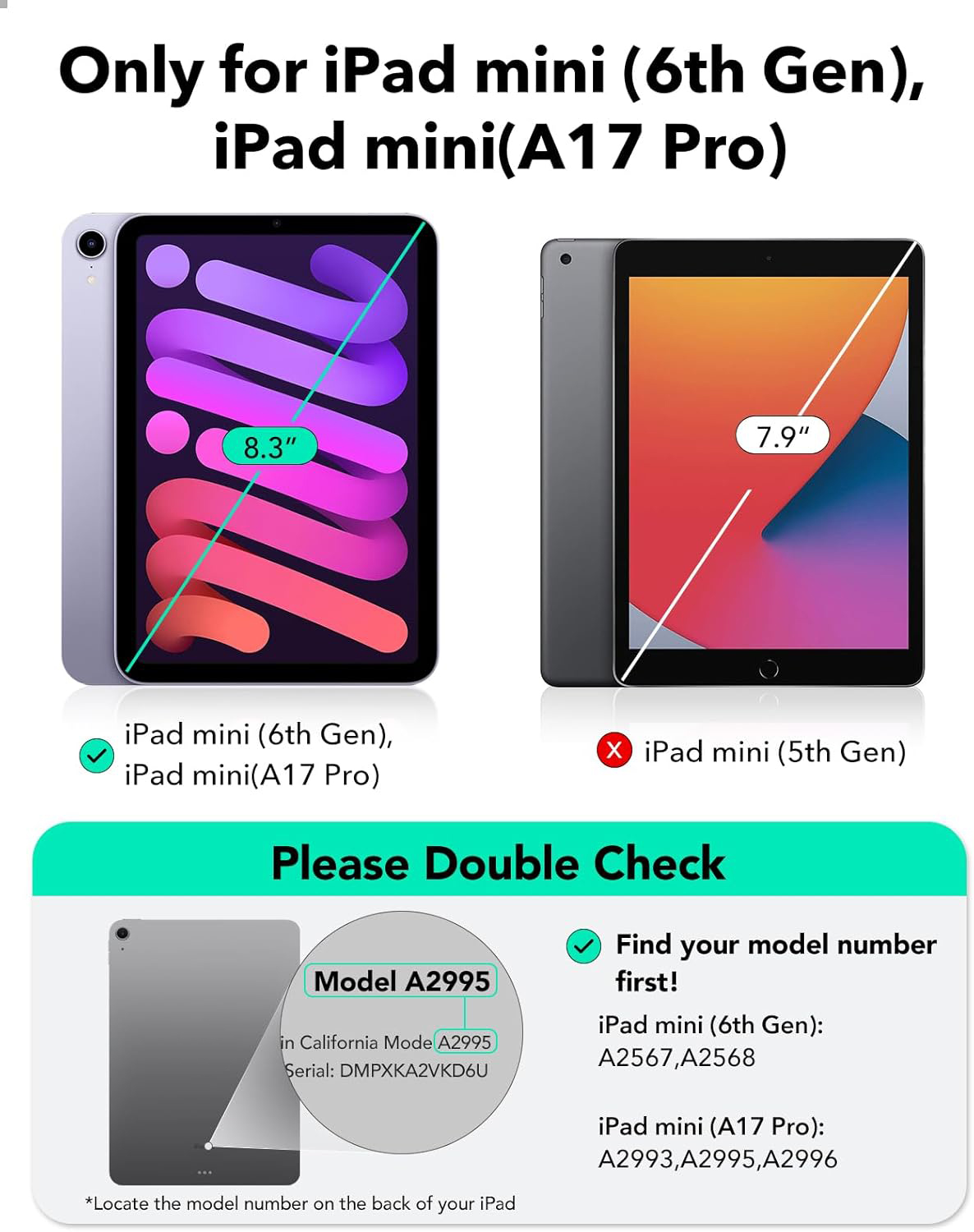 Ốp lưng Cho iPad Mini 7 ESR Metal Kickstand Case - Hàng Chính Hãng