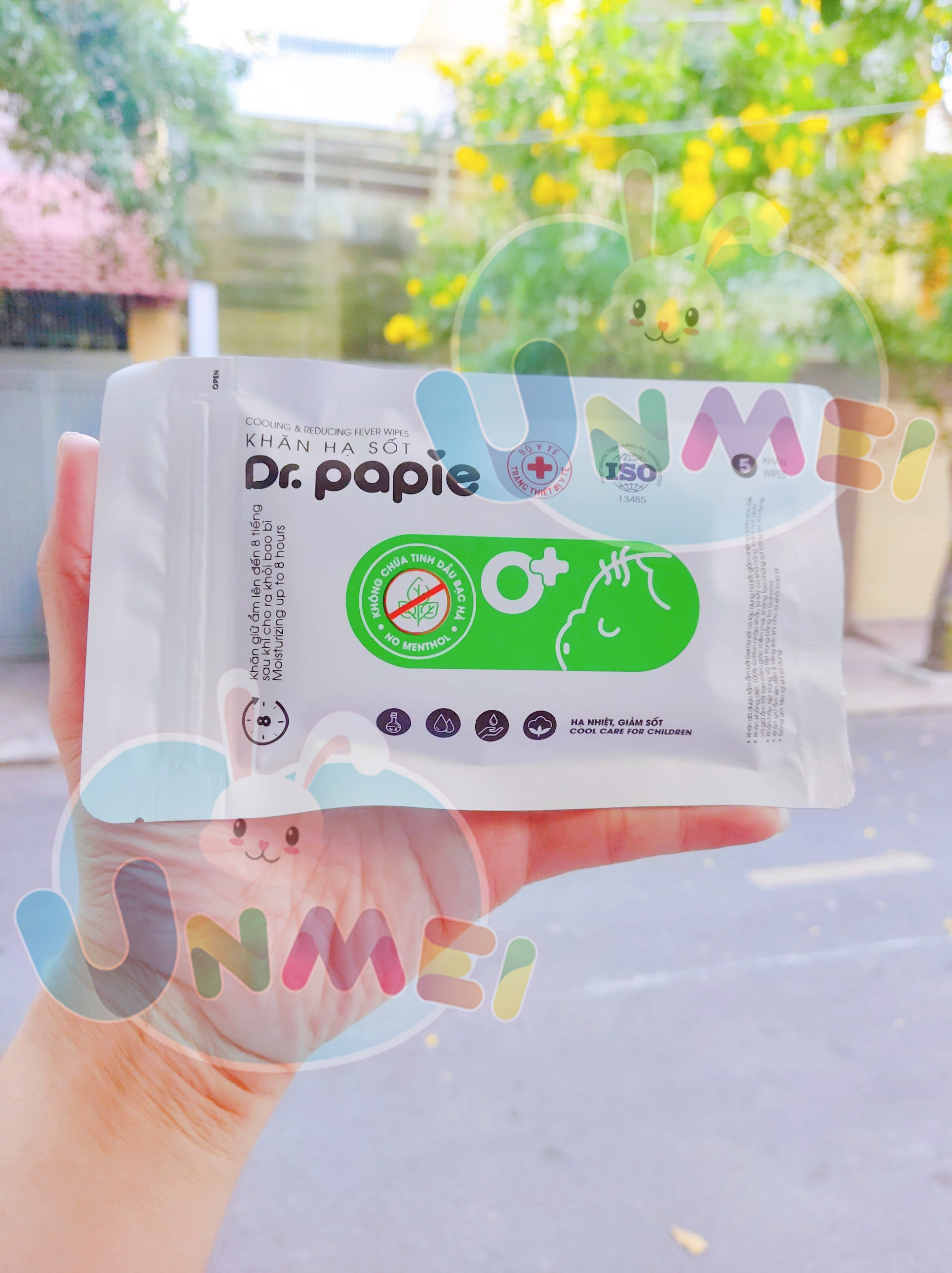 Khăn Lau Hạ Sốt Dr Papie