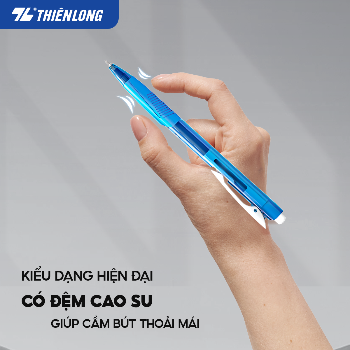 Combo 5-10-20 Bút Bi Thiên Long TL-095 - Tự động thu ngòi khi cài vào túi áo