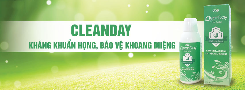 Nước súc họng CleanDay - Sạch khuẩn khoang miệng - Bảo vệ răng nướu - Giúp giảm nhiệt miệng, viêm nướu, chảy máu chân răng, sát khuẩn họng 1