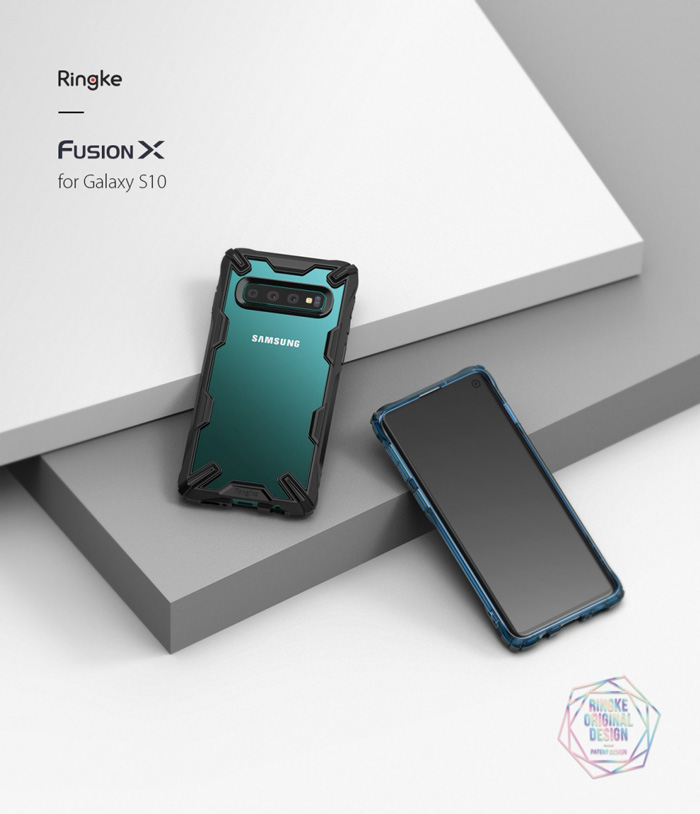 Ốp lưng Samsung Galaxy S10 RINGKE Fusion X
