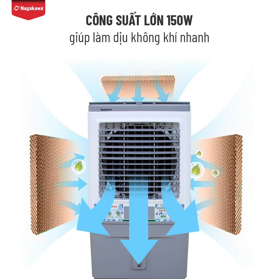 Máy Làm Mát Không Khí Nagakawa NFC999 (150W) - Hàng Chính Hãng