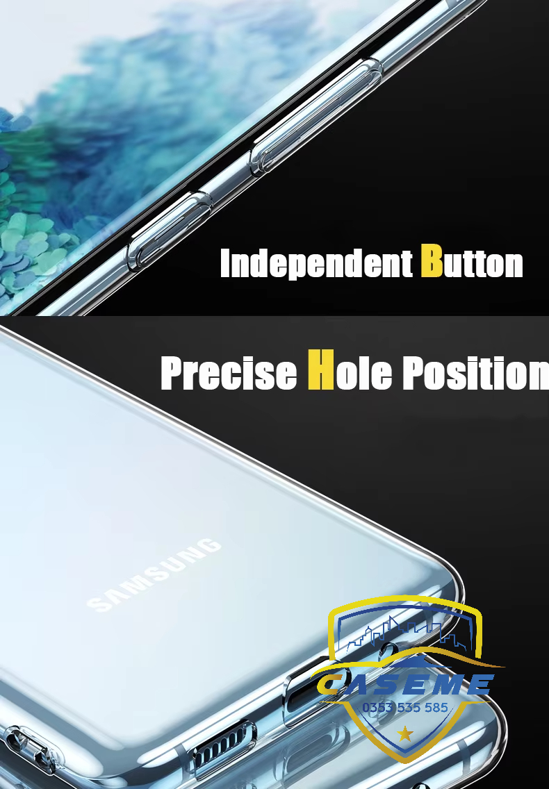 Ốp lưng dành cho Samsung Galaxy A51 dẻo trong suốt, dày dặn, chống sốc cao cấp - Hàng nhập khẩu