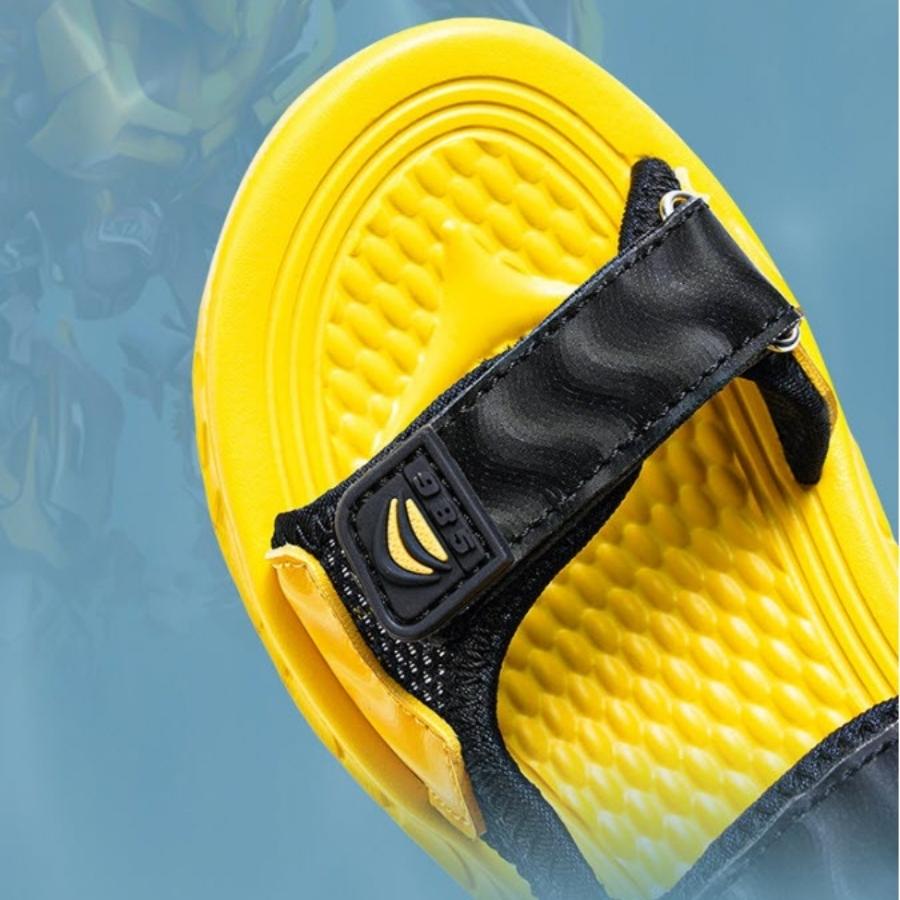 Sandal bé trai Robot chiến binh màu vàng năng động và cá tính cho trẻ em 4 - 12 tuổi đế siêu nhẹ chống trơn cao cấp ST62