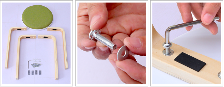 Ghế Ăn Không Tựa Bốn Chân Huaying Star HK8022