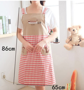 Tạp dề sọc kẻ cao cấp 2 túi tiện lợi, chống thấm (giao màu ngẫu nhiên)