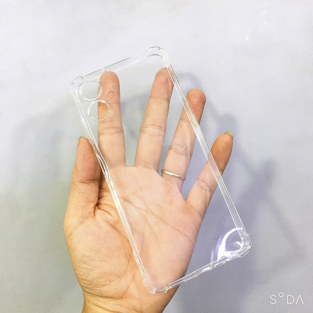 Ốp lưng cho Samsung A06 dẻo trong TPU chống sốc 4 góc cạnh ( hàng chính hãng)