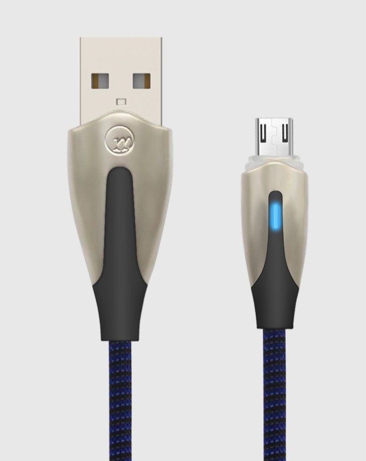 Cáp sạc Micro USB led tự ngắt, LED báo sạc dành cho Samsung, Huawei, Xiaomi, Oppo, Sony - Giao màu ngẫu nhiên 1