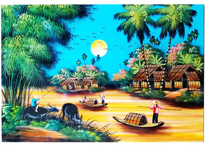 Tìm hiểu về tranh sơn mài Việt Nam Aloha Decor  Thế Giới Đồ Decor Số 1  Việt Nam