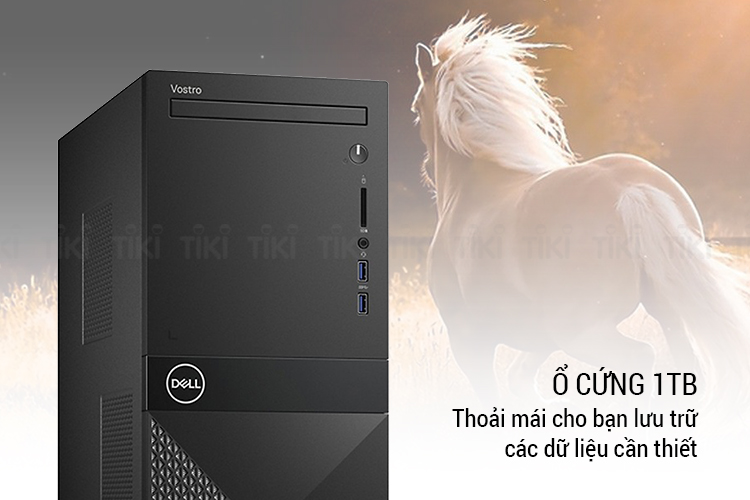 PC Dell Vostro 3670 MT 42VT370025 Core i5-8400/4GB/1TB/Dos - Hàng Chính Hãng