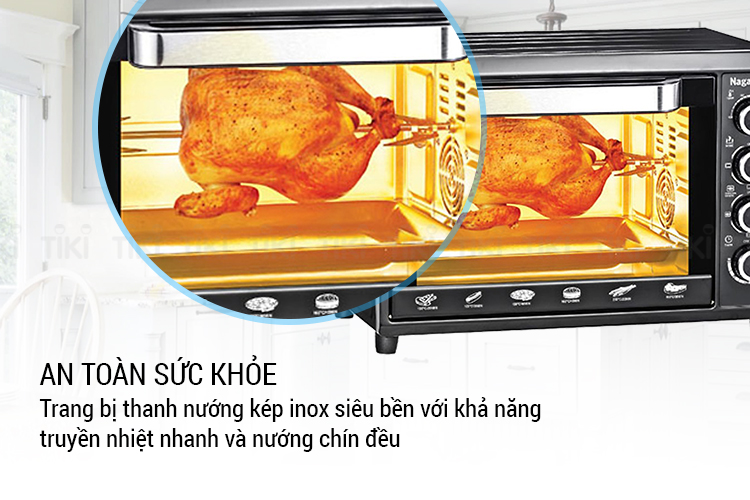 Lò Nướng Điện Nagakawa NAG3238 (38 Lít) - Hàng Chính Hãng