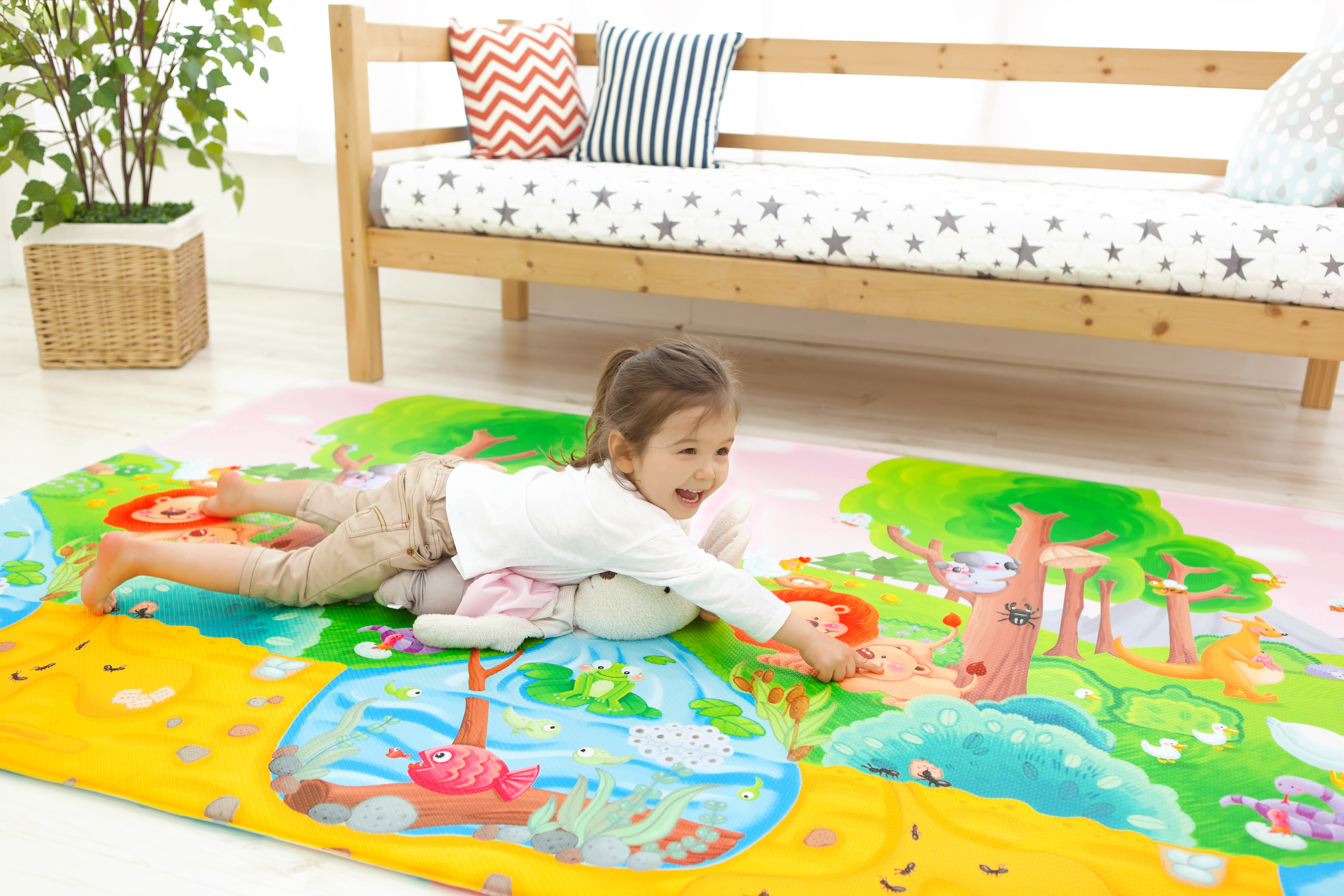 Thảm Chơi Nông Trại Hiền Hòa Dwinguler - 1.9 x 1.3m