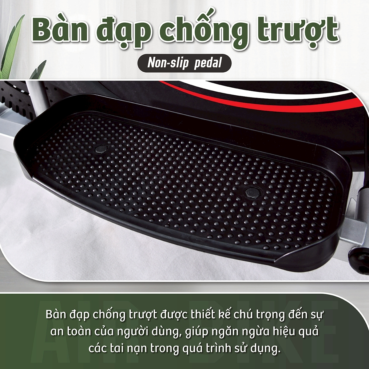 BG Xe đạp tập tại nhà thể dục 8701 / 8703 kết hợp tay chân - giúp rèn luyện sức khỏe hiệu quả