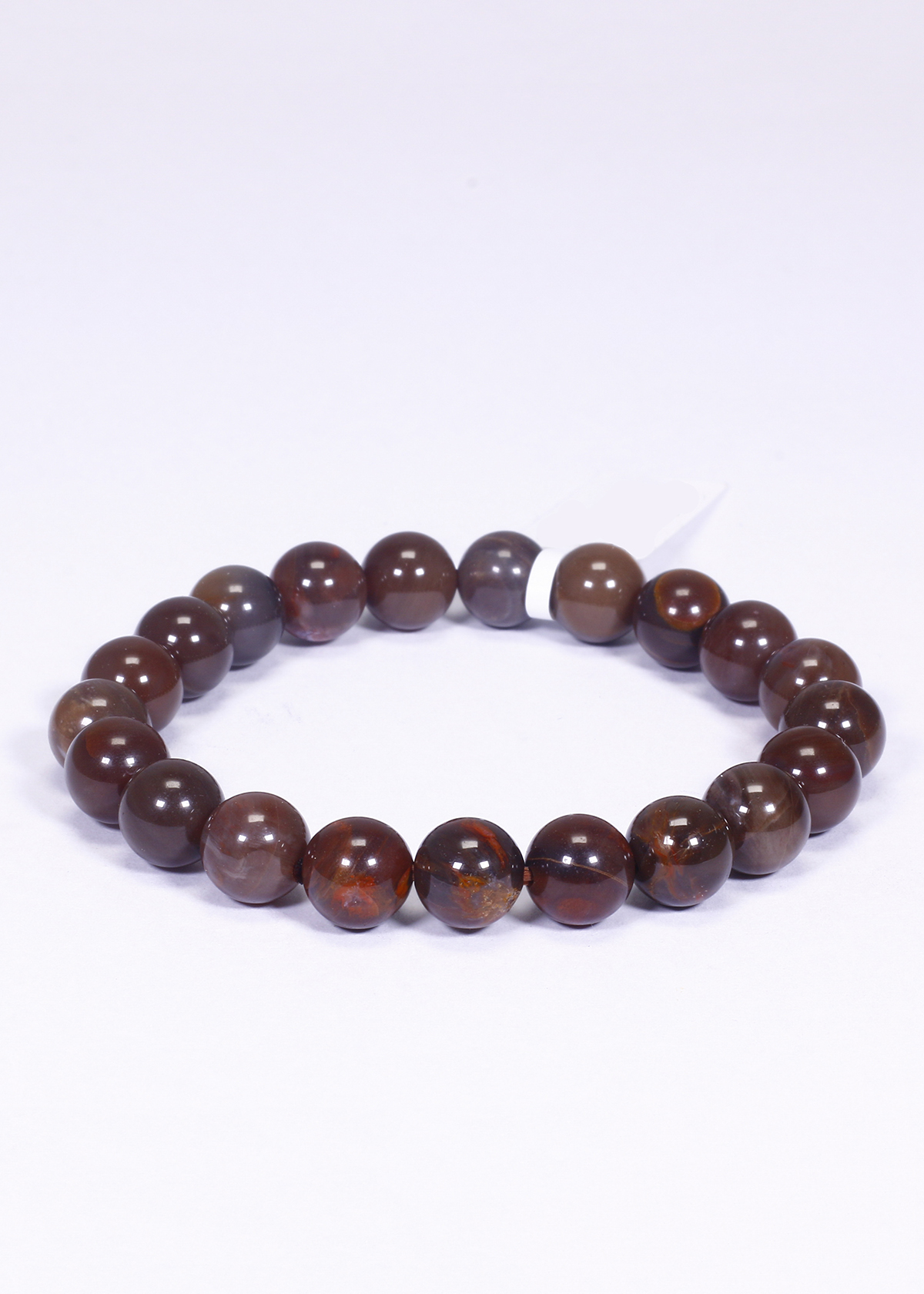 Vòng tay đá gỗ hóa thạch mệnh hỏa, mộc - Ngọc Quý Gemstones