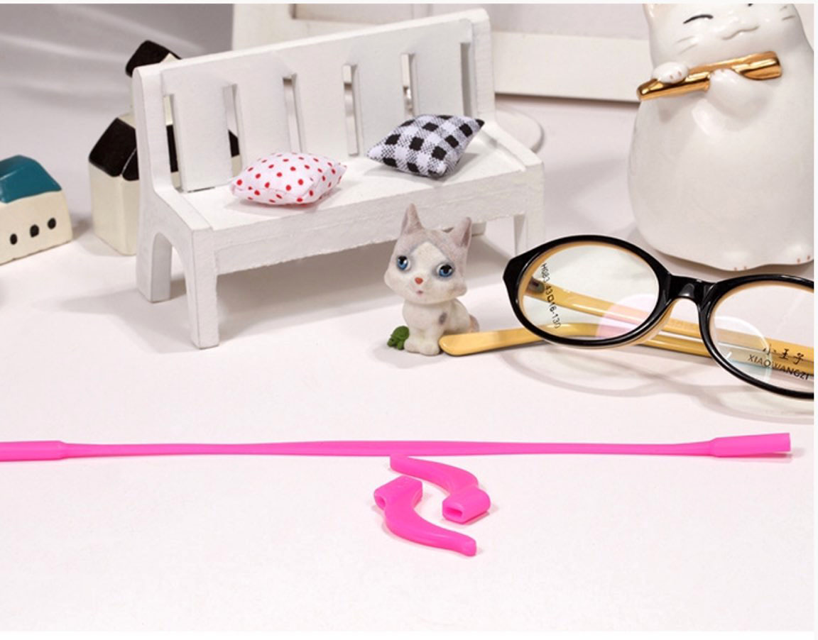 Dây đeo kính mắt co giãn chuyên dụng, móc cài silicon giữ kính cố định PK5